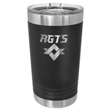 Double Wall Insulated Pint with Clear Slider Lid