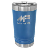 Double Wall Insulated Pint with Clear Slider Lid