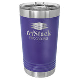 Double Wall Insulated Pint with Clear Slider Lid