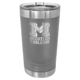 Double Wall Insulated Pint with Clear Slider Lid