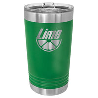 Double Wall Insulated Pint with Clear Slider Lid
